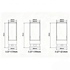 1/2 inch drive impact socket